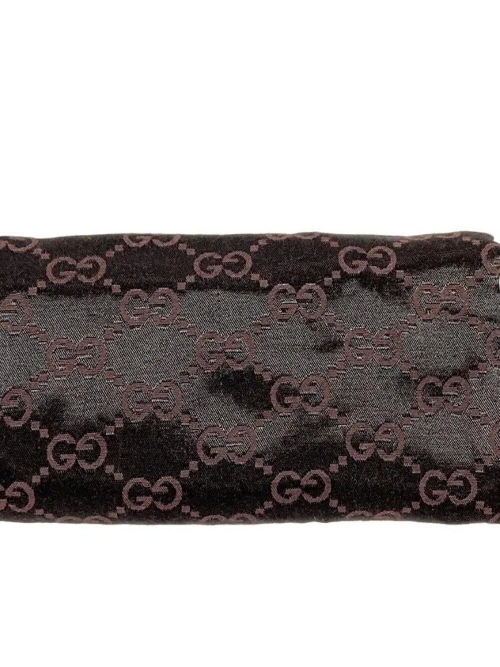 GUCCI GG Pattern, Shelly (Web) Beige Dark Brown Multi Jacquard Leathe - Picture 11 of 14